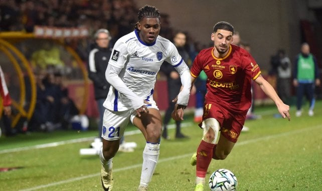 Cyriaque Irié en action avec Troyes