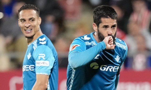 Antony et Isco avec le Betis