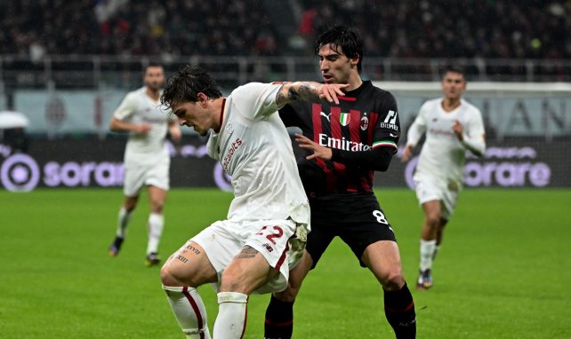 Zaniolo et Tonali ici lors d'un AC Milan-Roma