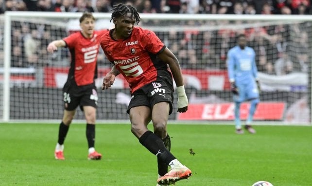 Jérémy Jacquet en action avec le Stade Rennais