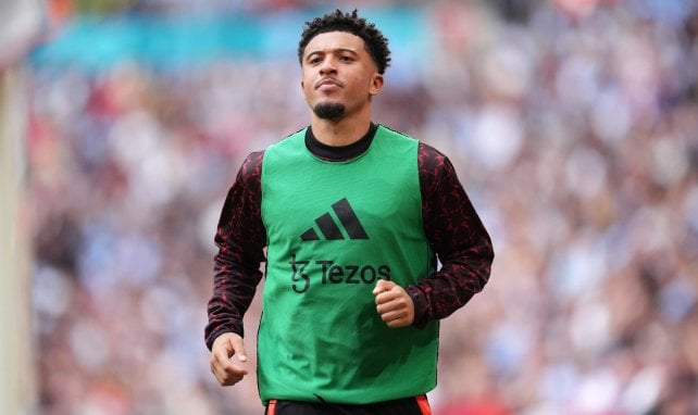 Jadon Sancho avec Manchester United