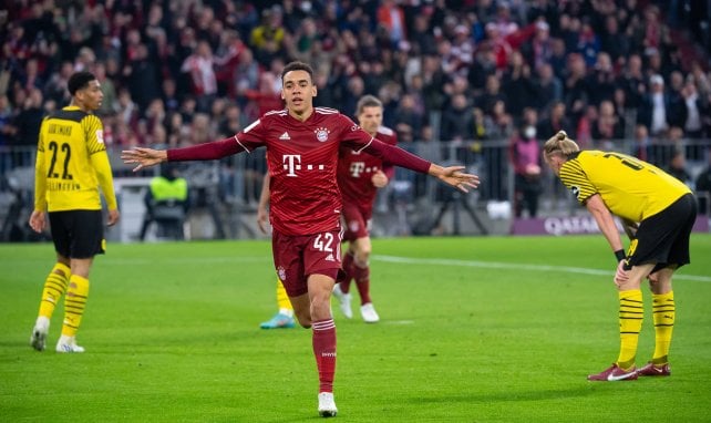 Jamal Musiala sous les couleurs du Bayern Munich
