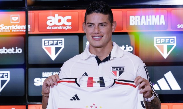James Rodriguez, nouveau joueur de Sao Paulo