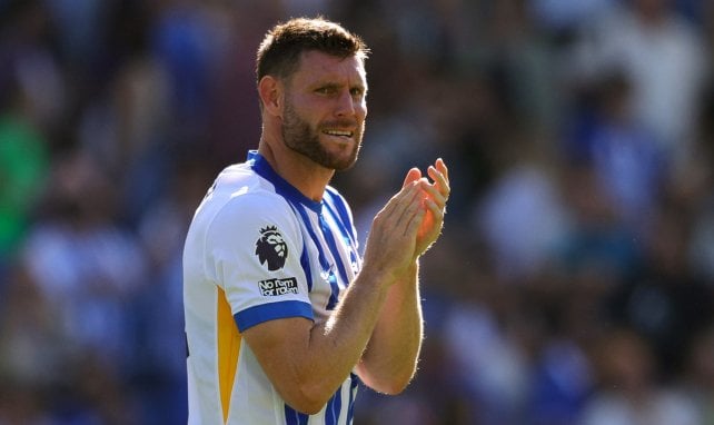 James Milner avec Brighton.