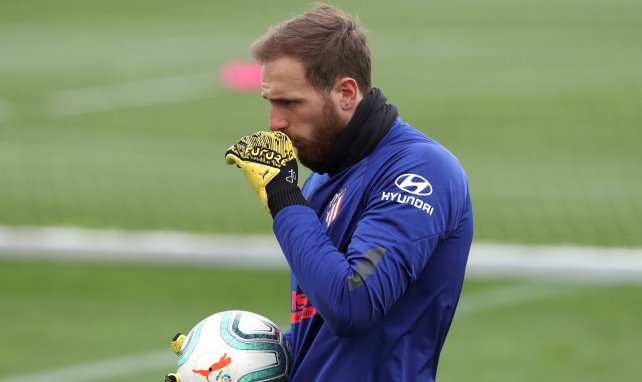 Jan Oblak à l'entraînement 