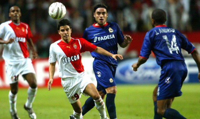 Maillot A.S MONACO 2004 2005 SAVIOLA n°9 vintage PUMA maglia shirt footbal M
