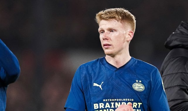 Jerdy Schouten, milieu de terrain du PSV Eindhoven.