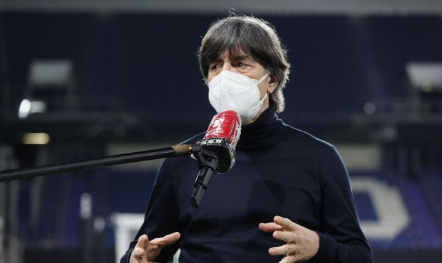 Joachim Löw en interview d'après-match