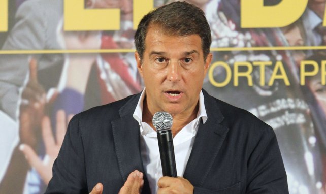 Joan Laporta lors des élections présidentielles du Barça en 2015
