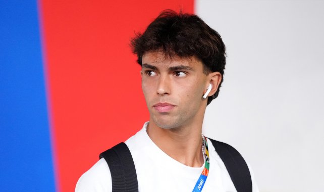 João Félix avant un match du Portugal