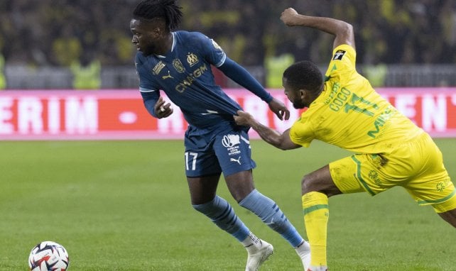 Jonathan Rowe sous les couleurs de l'OM.