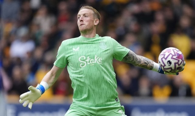 Jordan Pickford avec Everton