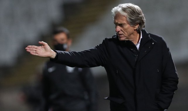 Jorge Jesus pendant le match face à Belenenses le 27 novembre 2021