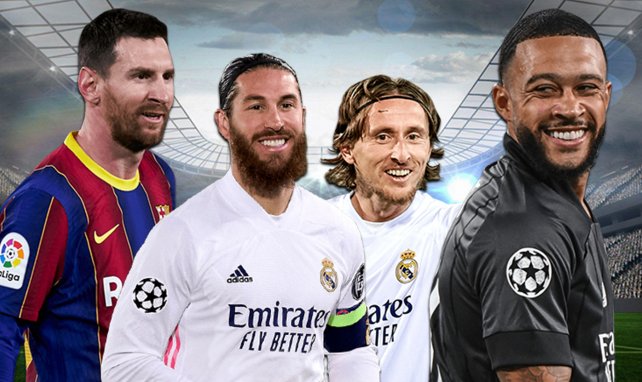 Messi, Ramos, Modric et Depay seront tous libres cet été