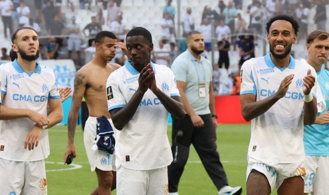 Les joueurs de l'OM