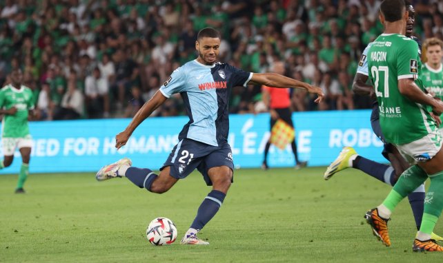 Antoine Joujou avec Le Havre face à l'ASSE