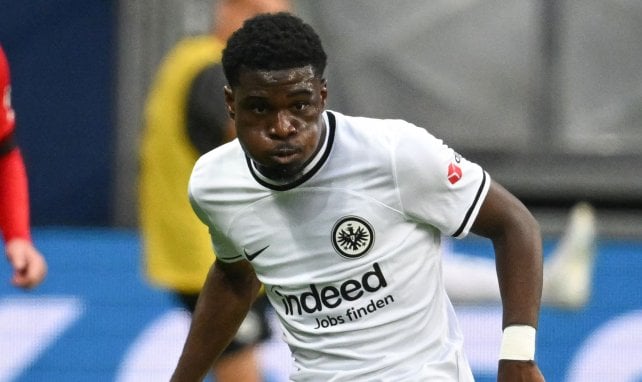 Junior Dina Ebimbe avec l'Eintracht Francfort