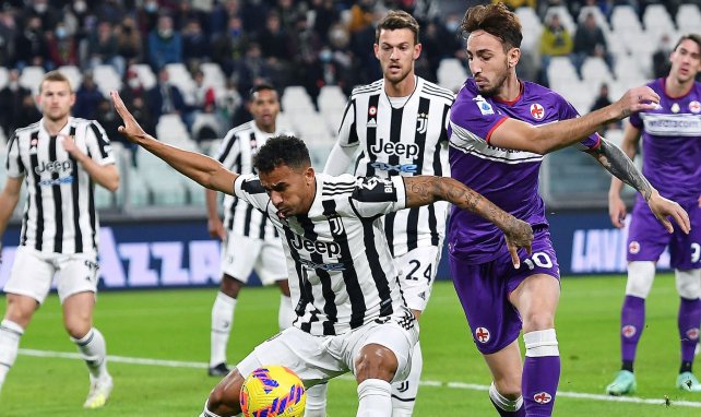Danilo au duel face à la Fiorentina 
