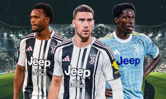 Les trois attaquants de la Juventus n'y arrivent pas