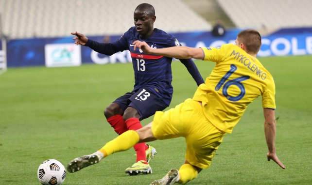 N'Golo Kanté au Stade de France lors du match contre l'Ukraine
