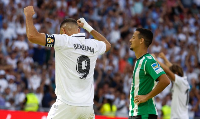 Karim Benzema avec le Real Madrid.