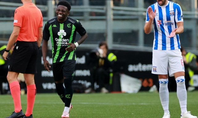 Kazeem Olaigbe sous les couleurs du Cercle Bruges.