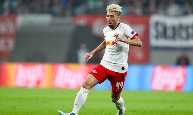 Kevin Kampl en match avec le RB Leipzig 