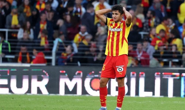 Abdukodir Khusanov avec le RC Lens