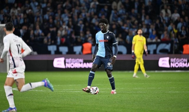 Étienne Kinkoué en action avec Le Havre