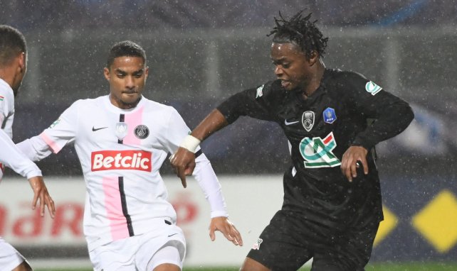 Diedry Kouassi face au PSG en Coupe de France