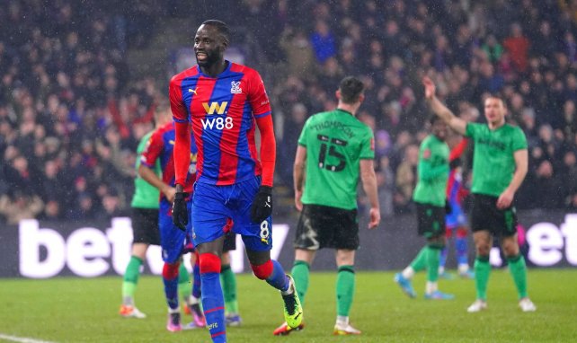 Cheikhou Kouyaté avec Palace face à Stoke City