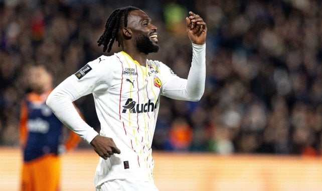 Goduine Koyalipou marque un but avec le RC Lens