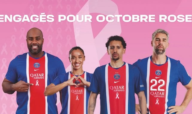 La belle action du PSG pour Octobre Rose