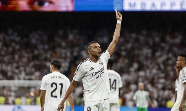 Kylian Mbappé, sous les couleurs du Real Madrid.