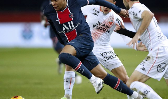 Kylian Mbappé face à Lorient