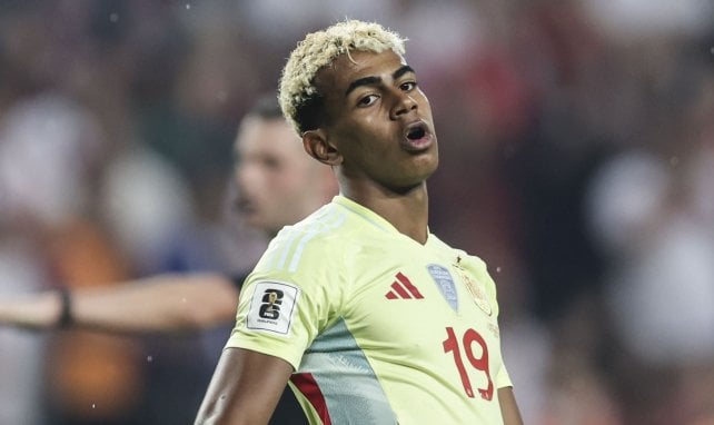 Lamine Yamal avec l'Espagne