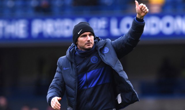 Le coach des Blues Frank Lampard à Stamford Bridge