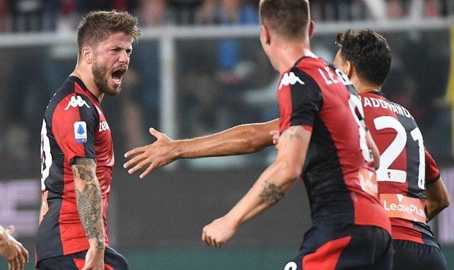 Lasse Schöne laisse éclater sa joie sous les couleurs du Genoa