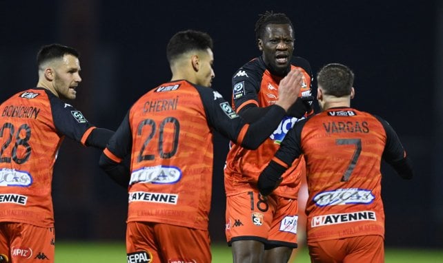 Les joueurs du Stade Lavallois