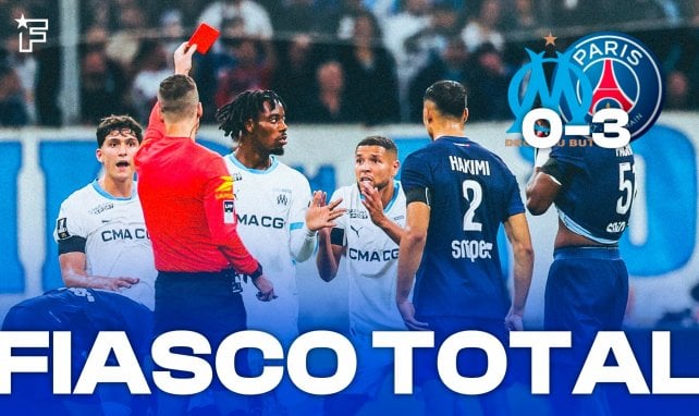 Un OM à 10 est giflé à domicile par le PSG !