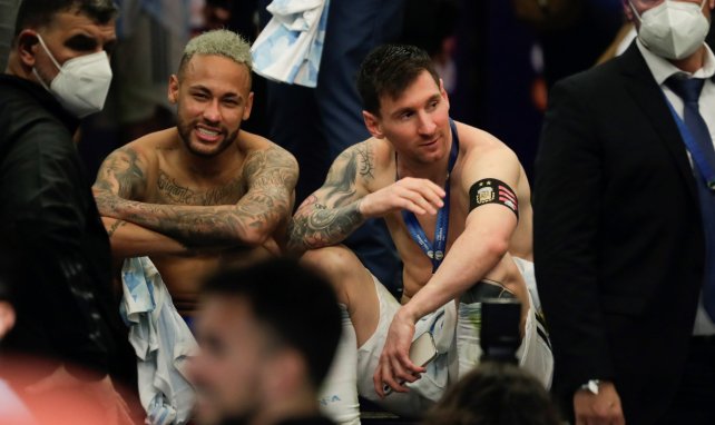 Neymar et Messi se sont retrouvés pour échanger après la finale de Copa América