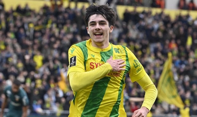 Louis Leroux avec le FC Nantes