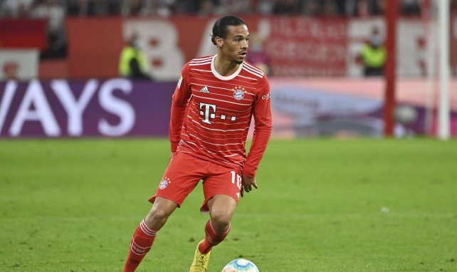 Leroy Sané sous le maillot du Bayern Munich.