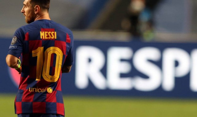 Messi sous le maillot du FC Barcelone