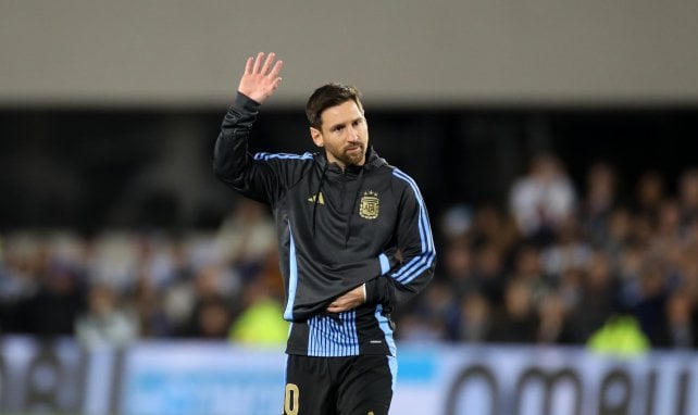 Lionel Messi avec l'Argentine