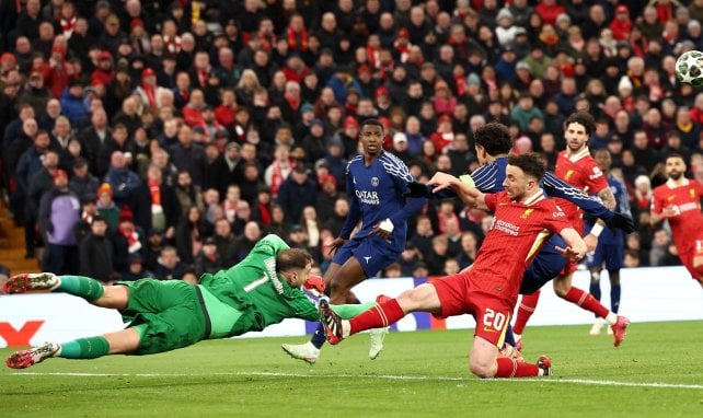 Match accroché entre Liverpool et le PSG