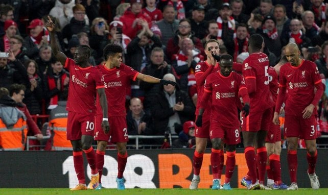 Liverpool célèbre un but de Mané contre West Ham