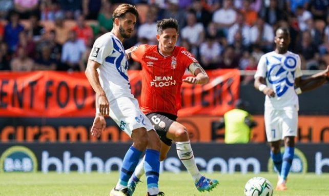 Laurent Abergel, le milieu de terrain de Lorient