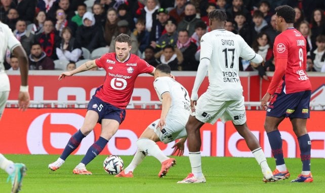 Gabriel Gudmundsson en action avec le LOSC.