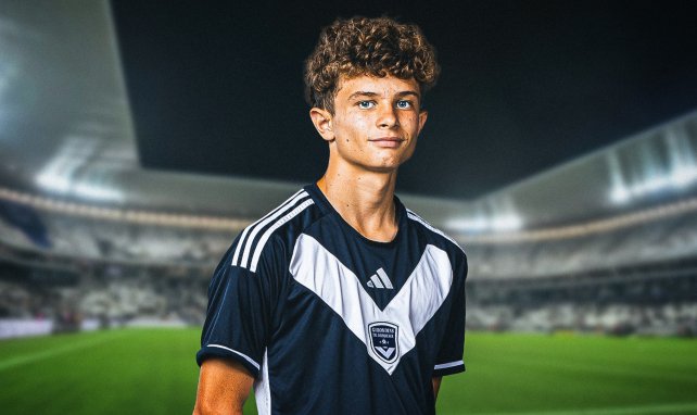 Lucas Batbedat, le jeune latéral gauche des Girondins de Bordeaux